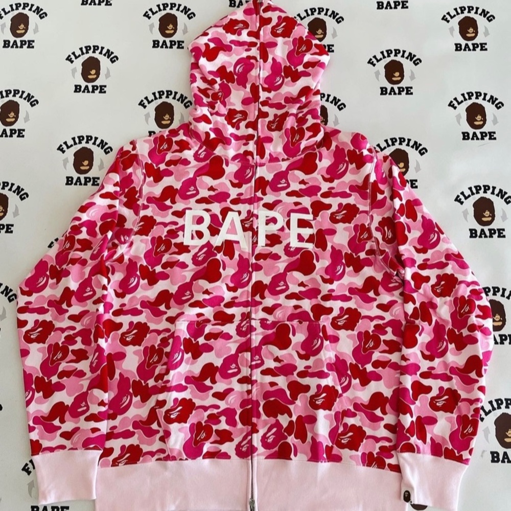 Pink Camo Bape Hoodie